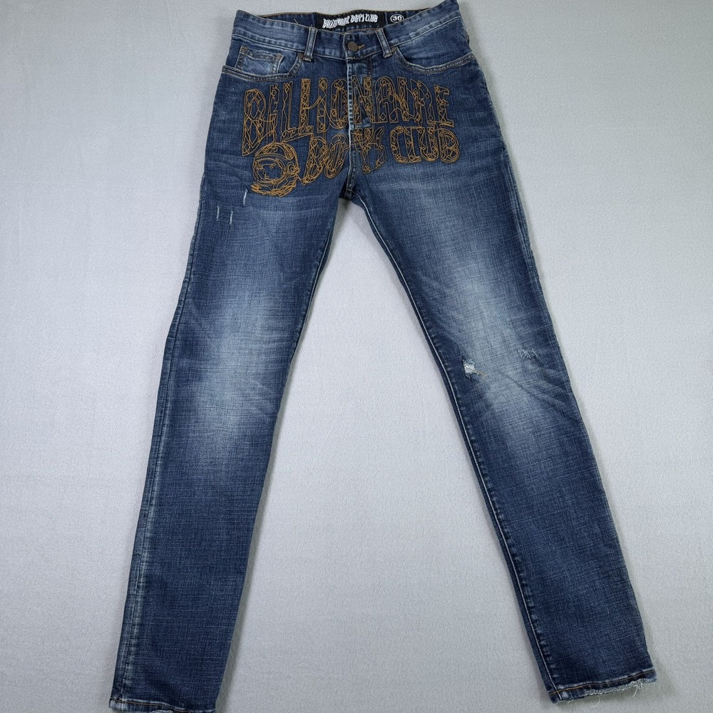 Billionaire Boys Club Embroidered Graphic Jeans Size 30